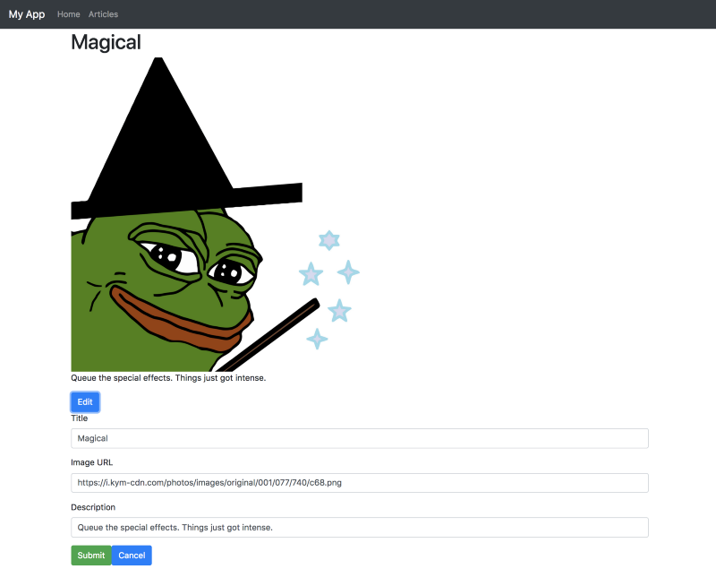 Edit an article